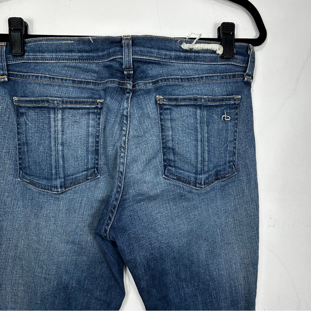 Rag & Bone Mid Rise Blue Skinny Jeans H8 - Picture 7 of 9